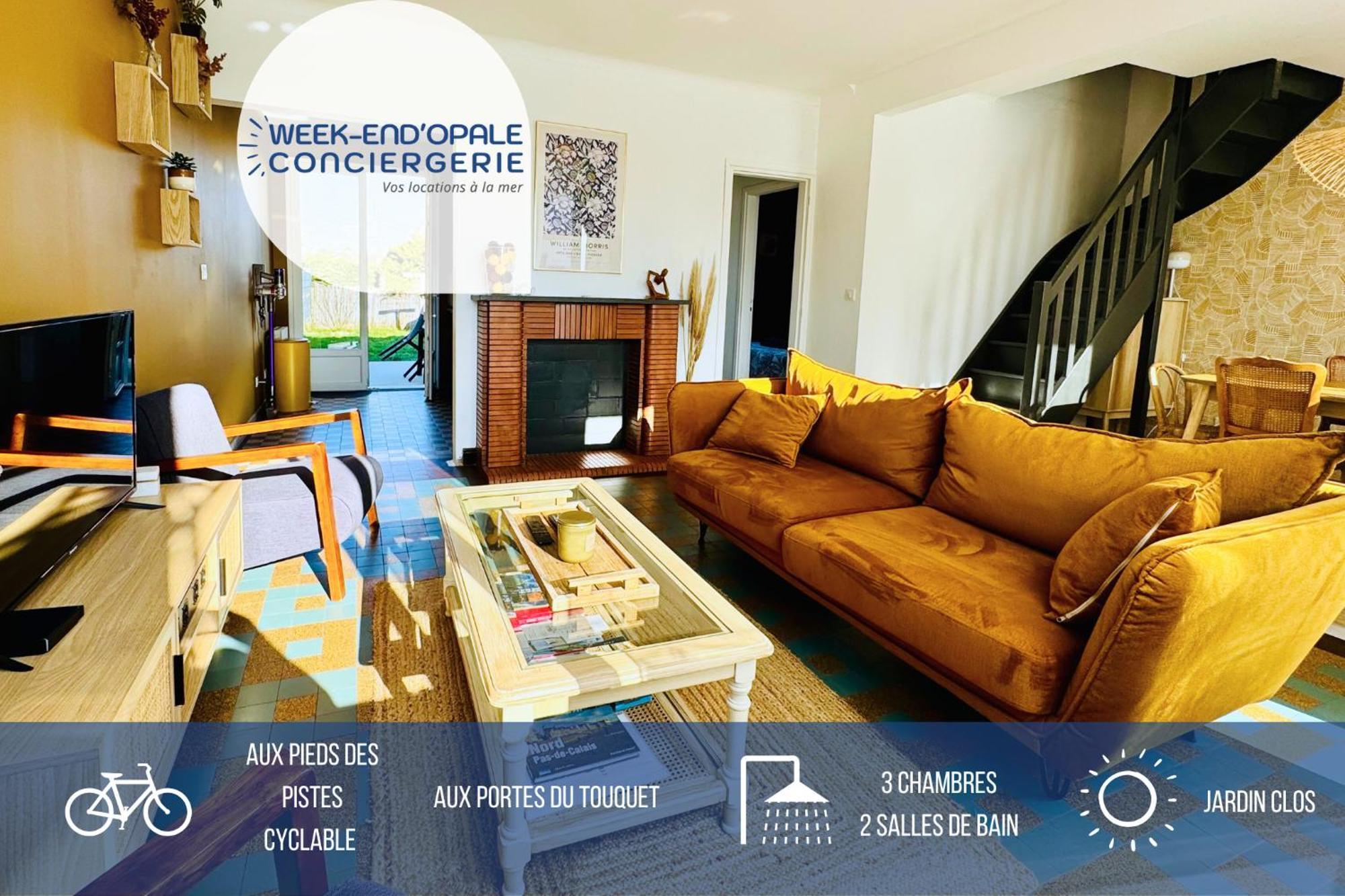 Jolie Maison A 2 Pas De La Foret Du Touquet Cucq Exterior foto